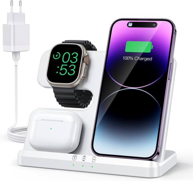 Cargador 3 en 1 Iphone